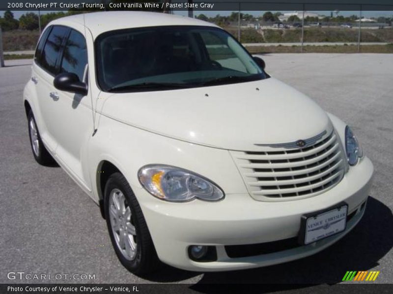 Cool Vanilla White / Pastel Slate Gray 2008 Chrysler PT Cruiser Touring