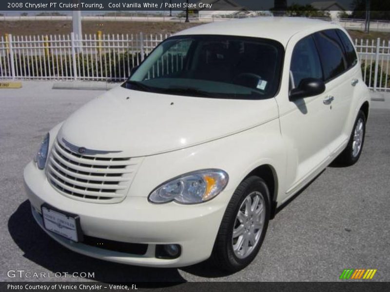 Cool Vanilla White / Pastel Slate Gray 2008 Chrysler PT Cruiser Touring