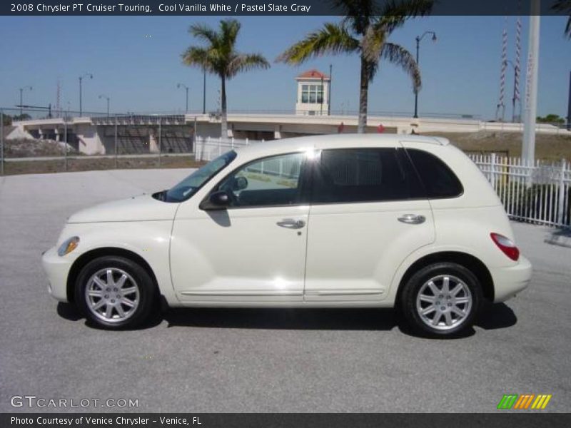 Cool Vanilla White / Pastel Slate Gray 2008 Chrysler PT Cruiser Touring