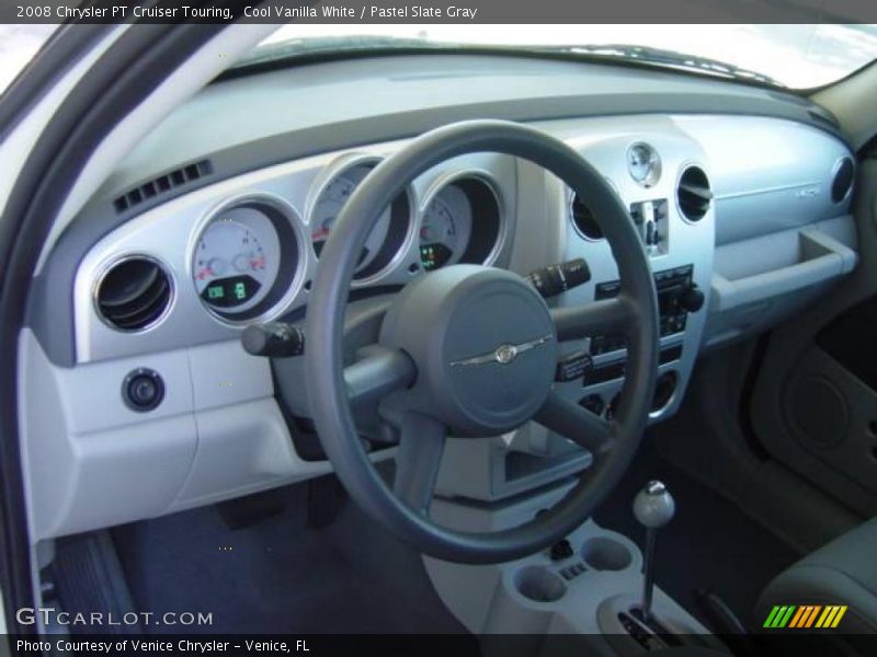Cool Vanilla White / Pastel Slate Gray 2008 Chrysler PT Cruiser Touring