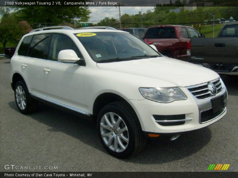 Campanella White / Pure Beige 2008 Volkswagen Touareg 2 V8