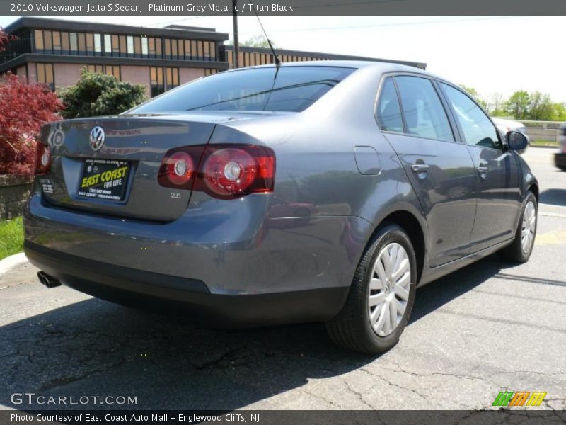 Platinum Grey Metallic / Titan Black 2010 Volkswagen Jetta S Sedan