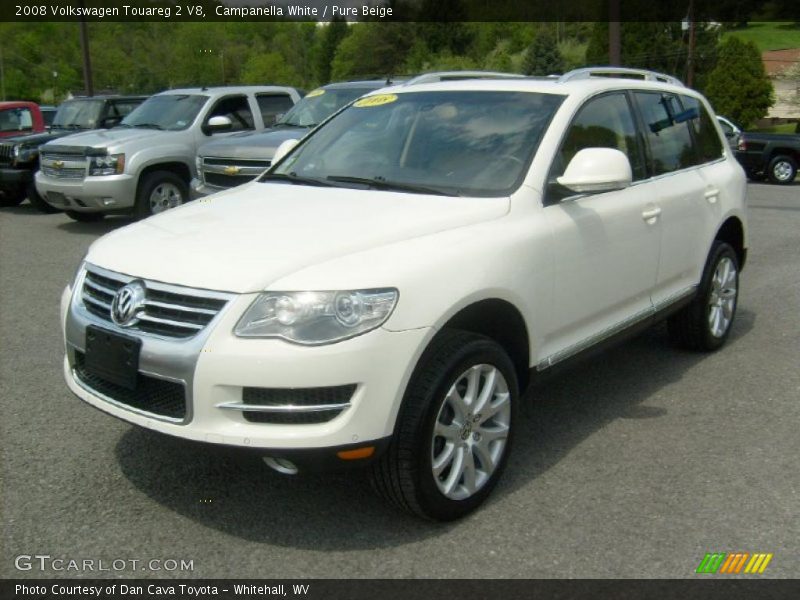 Campanella White / Pure Beige 2008 Volkswagen Touareg 2 V8