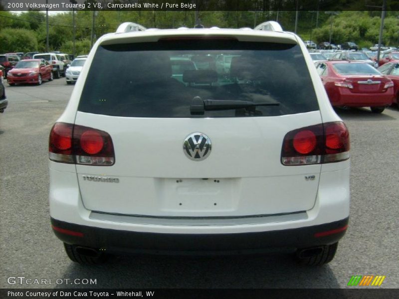 Campanella White / Pure Beige 2008 Volkswagen Touareg 2 V8