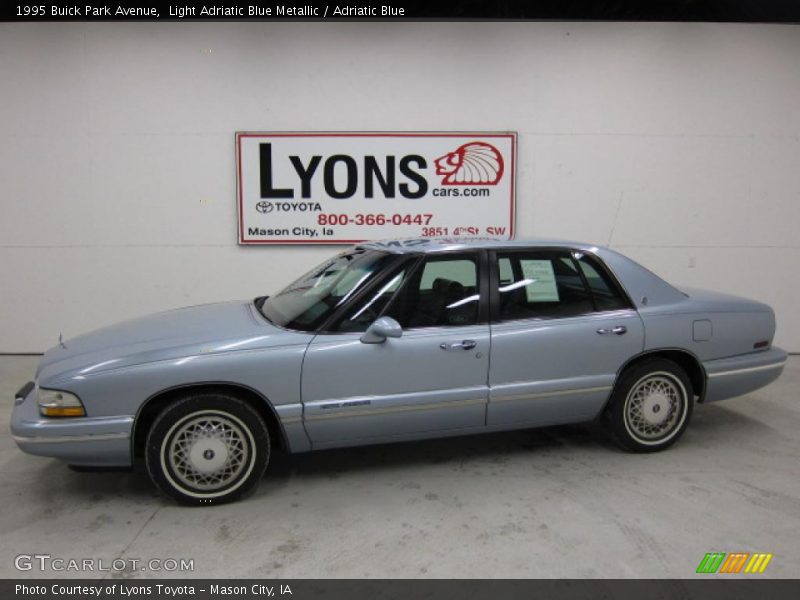 Light Adriatic Blue Metallic / Adriatic Blue 1995 Buick Park Avenue