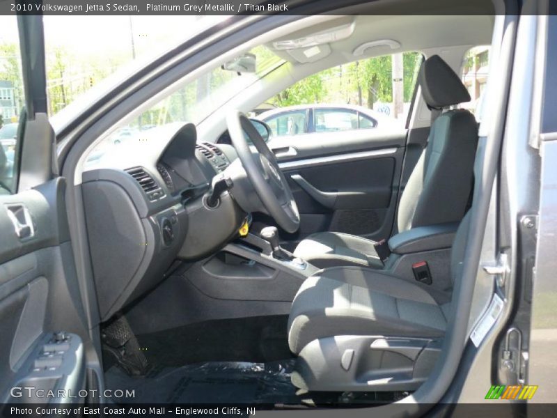 Platinum Grey Metallic / Titan Black 2010 Volkswagen Jetta S Sedan