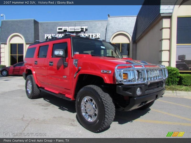 Victory Red / Ebony Black 2007 Hummer H2 SUV