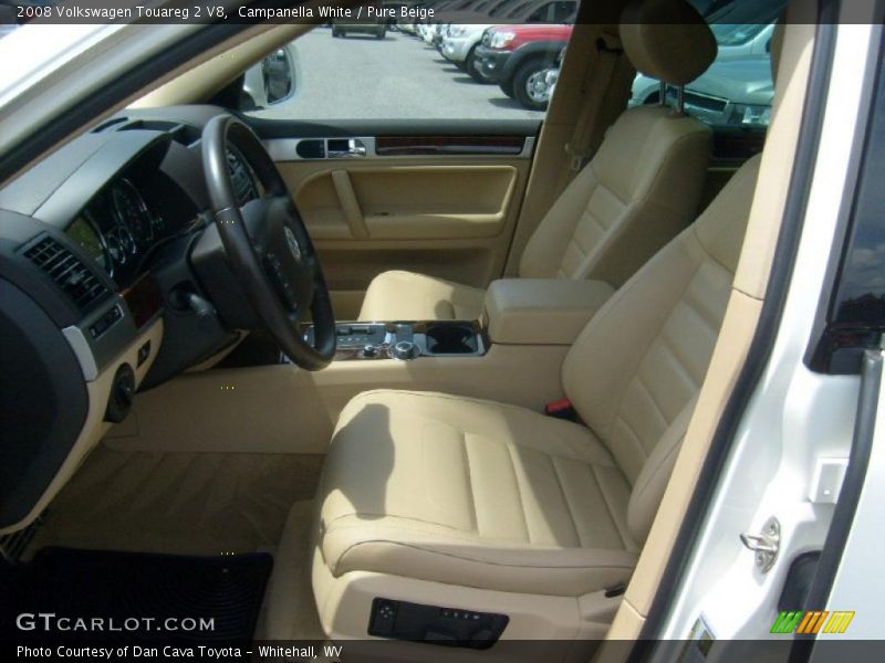 Campanella White / Pure Beige 2008 Volkswagen Touareg 2 V8