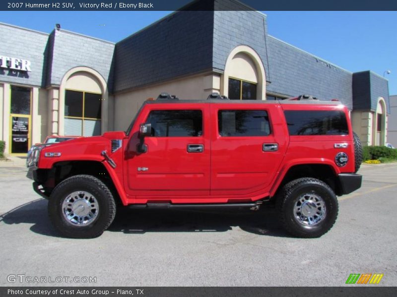 Victory Red / Ebony Black 2007 Hummer H2 SUV