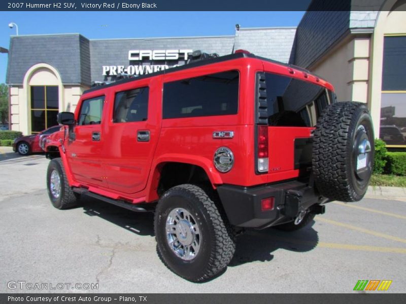 Victory Red / Ebony Black 2007 Hummer H2 SUV