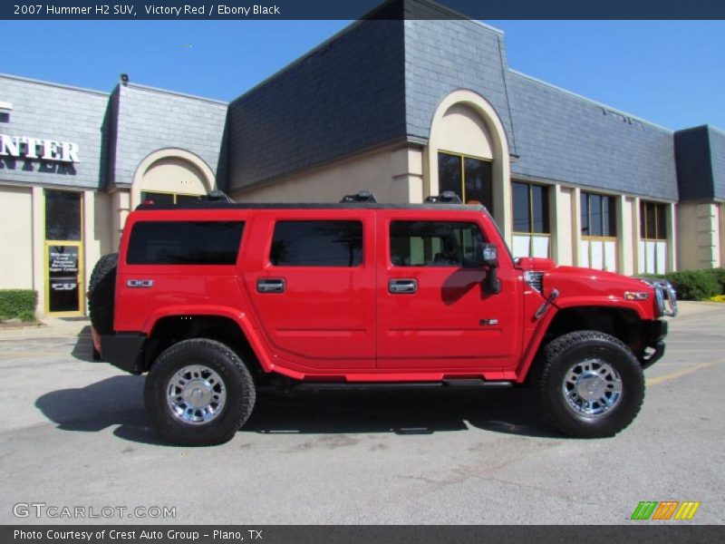 Victory Red / Ebony Black 2007 Hummer H2 SUV