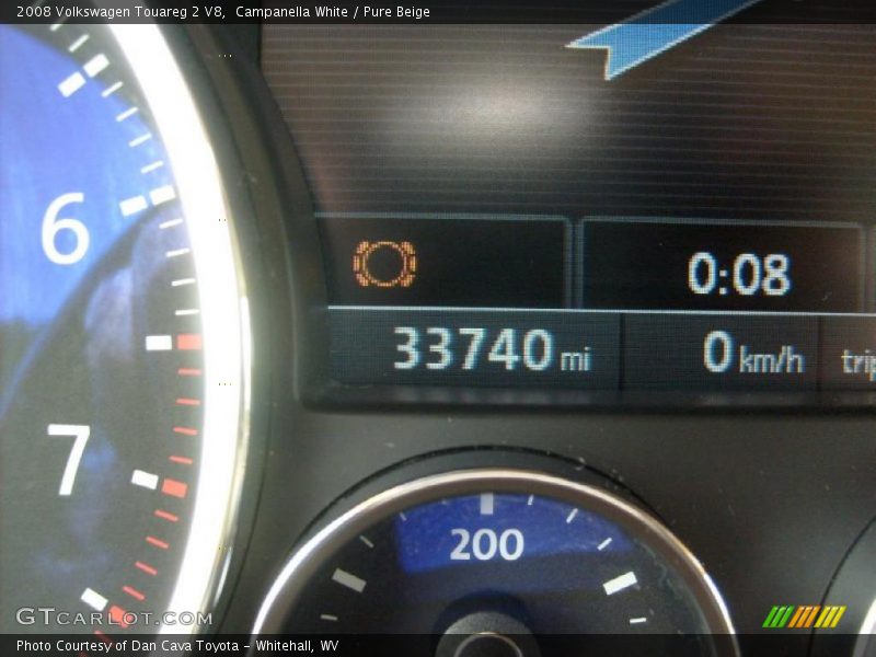 Campanella White / Pure Beige 2008 Volkswagen Touareg 2 V8