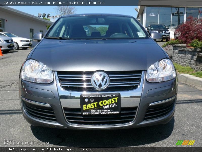 Platinum Grey Metallic / Titan Black 2010 Volkswagen Jetta S Sedan