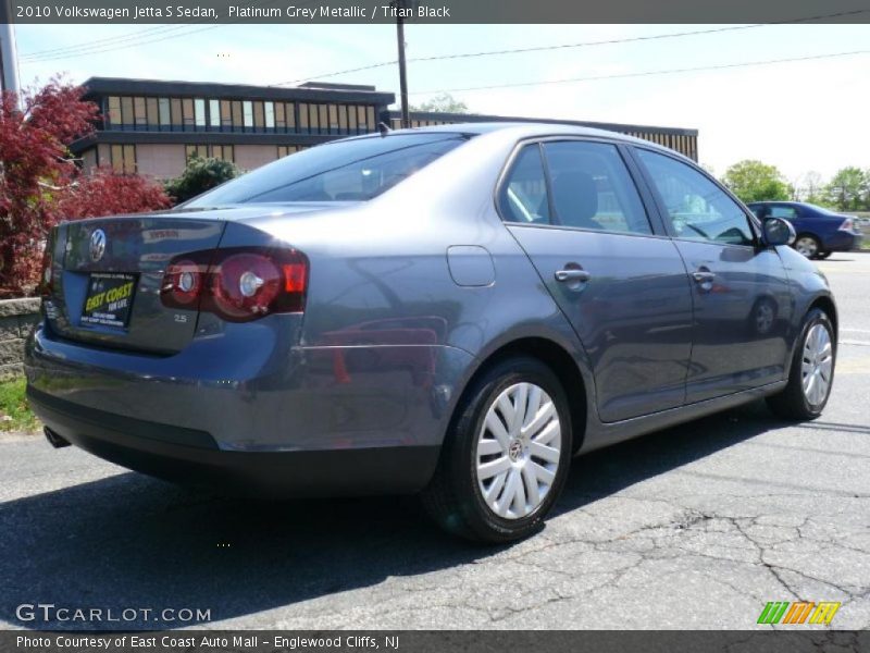 Platinum Grey Metallic / Titan Black 2010 Volkswagen Jetta S Sedan