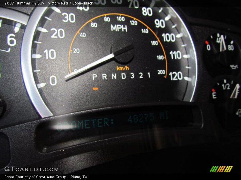 Victory Red / Ebony Black 2007 Hummer H2 SUV