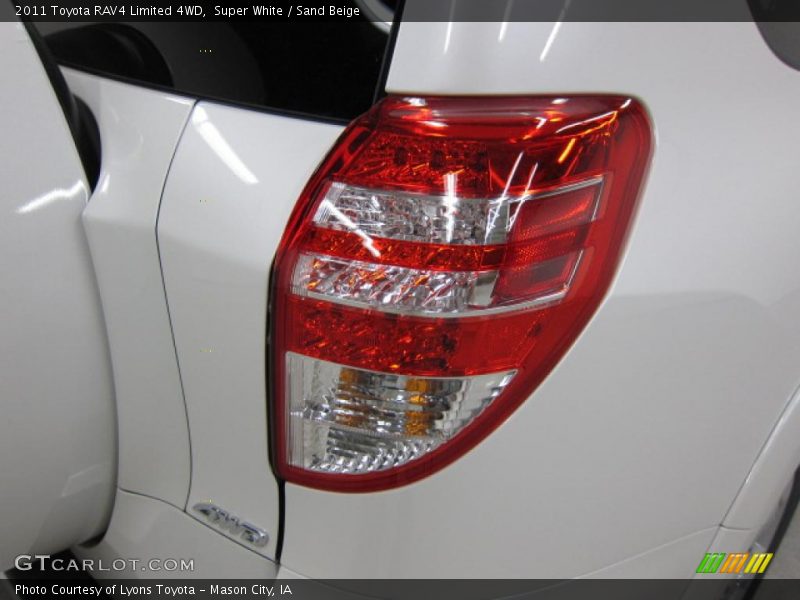 Super White / Sand Beige 2011 Toyota RAV4 Limited 4WD