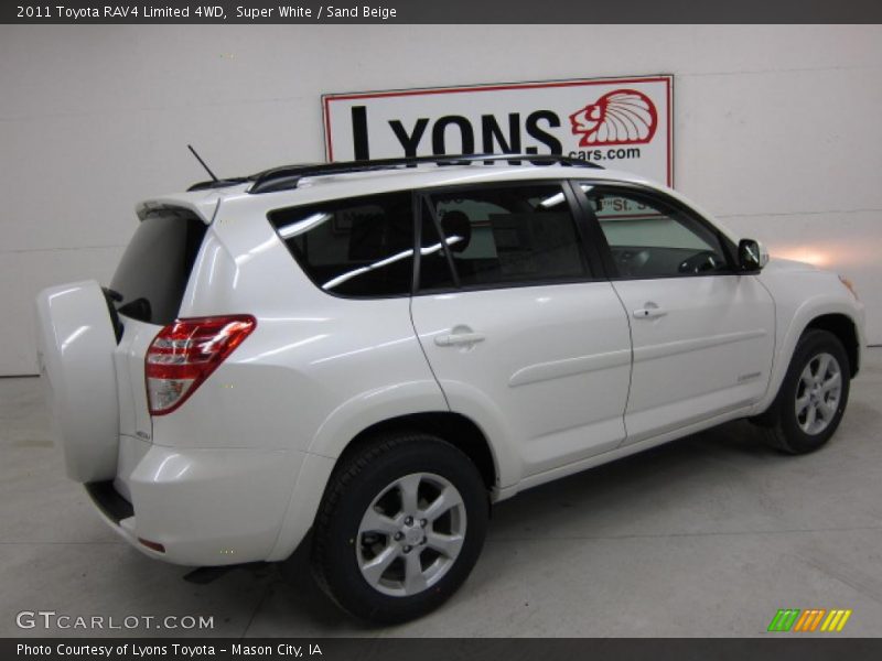 Super White / Sand Beige 2011 Toyota RAV4 Limited 4WD