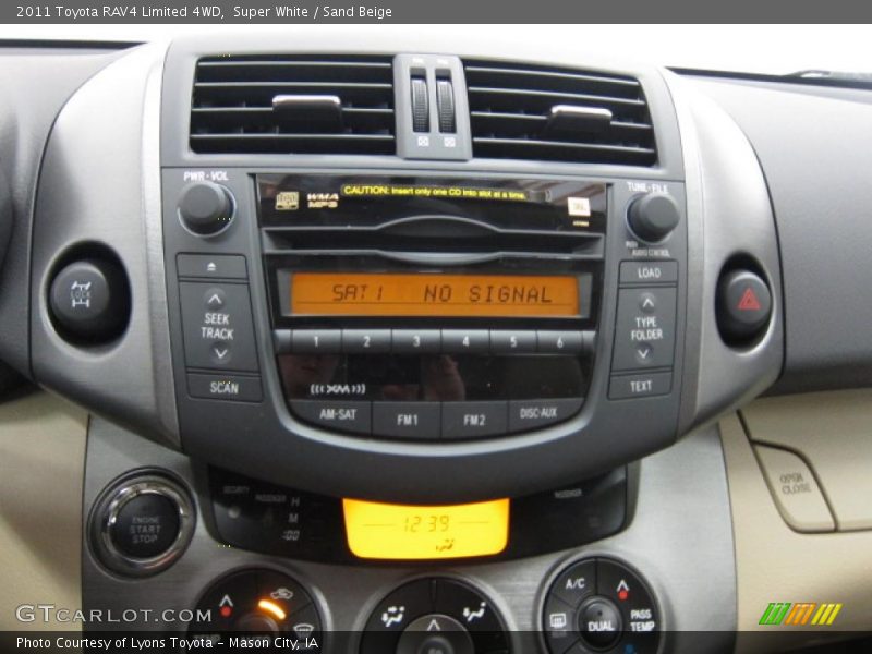 Super White / Sand Beige 2011 Toyota RAV4 Limited 4WD