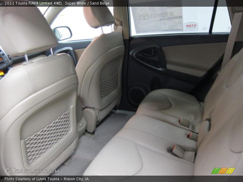 Super White / Sand Beige 2011 Toyota RAV4 Limited 4WD