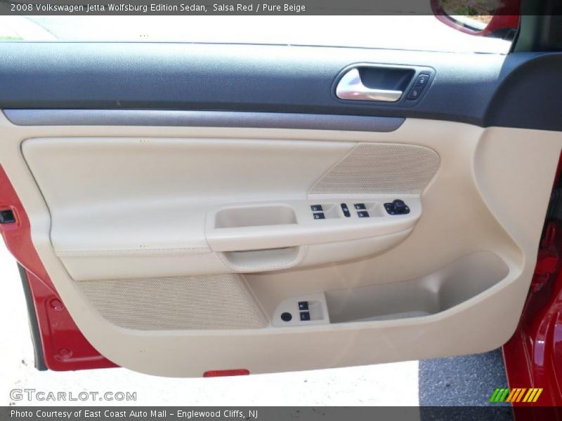 Salsa Red / Pure Beige 2008 Volkswagen Jetta Wolfsburg Edition Sedan