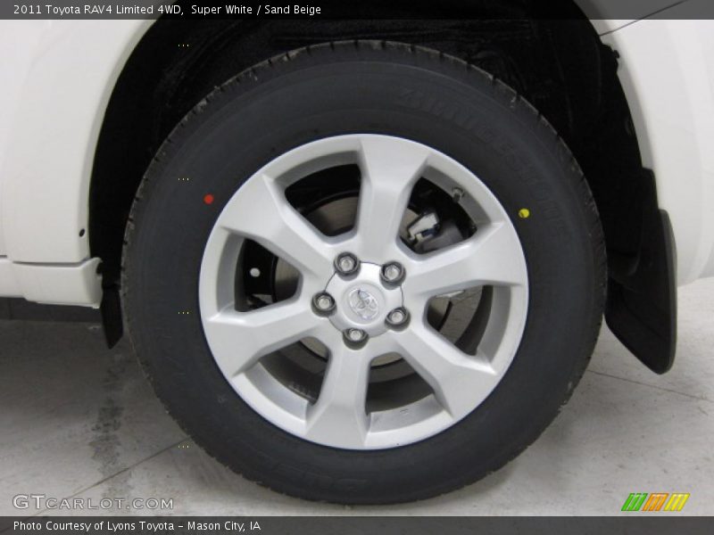 Super White / Sand Beige 2011 Toyota RAV4 Limited 4WD