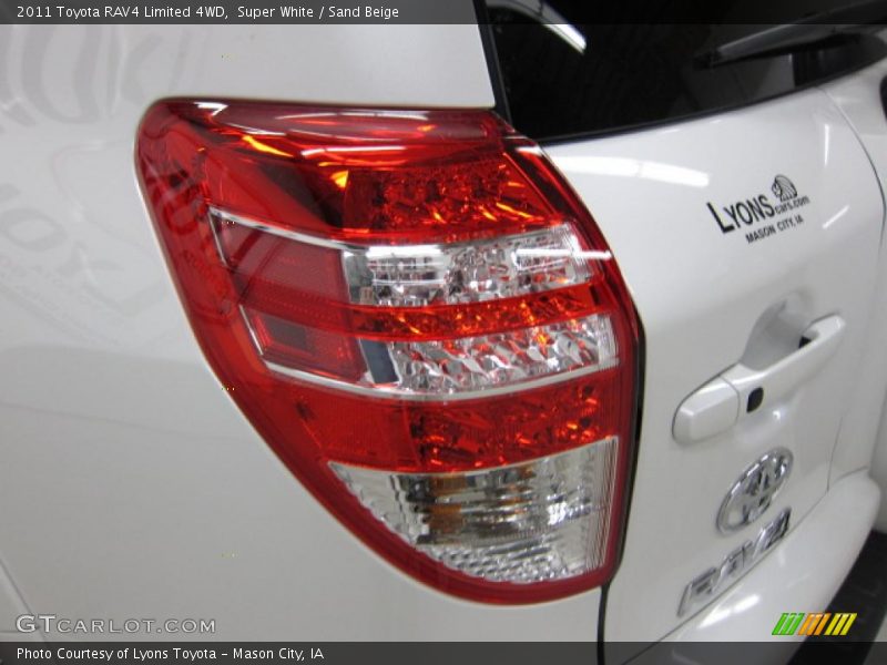 Super White / Sand Beige 2011 Toyota RAV4 Limited 4WD