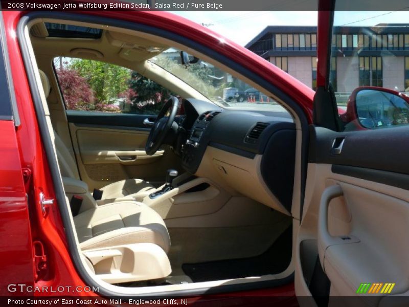 Salsa Red / Pure Beige 2008 Volkswagen Jetta Wolfsburg Edition Sedan