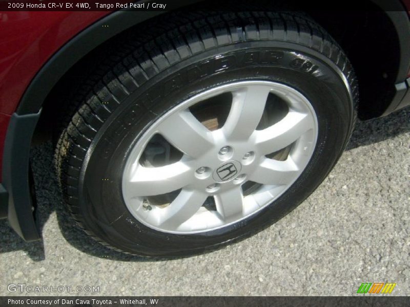 Tango Red Pearl / Gray 2009 Honda CR-V EX 4WD