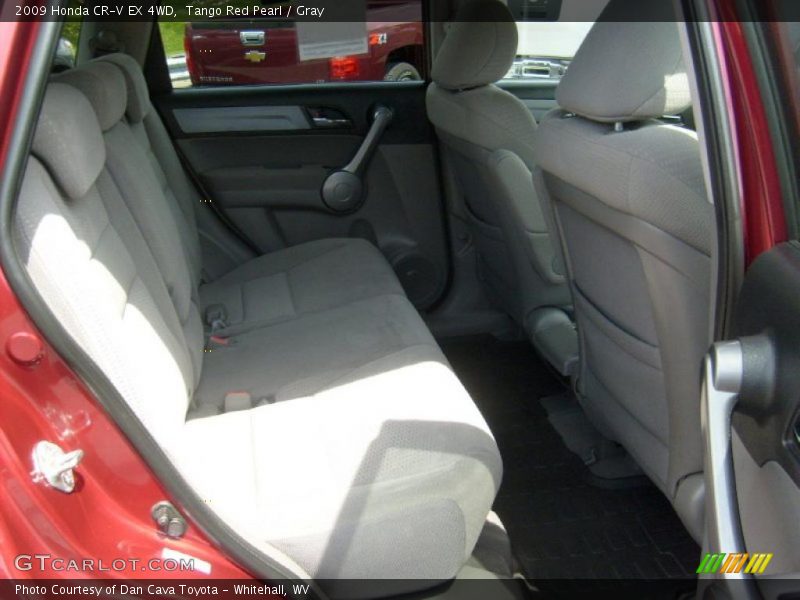 Tango Red Pearl / Gray 2009 Honda CR-V EX 4WD