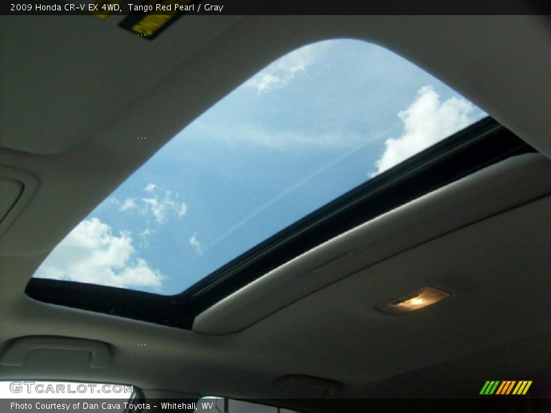 Tango Red Pearl / Gray 2009 Honda CR-V EX 4WD