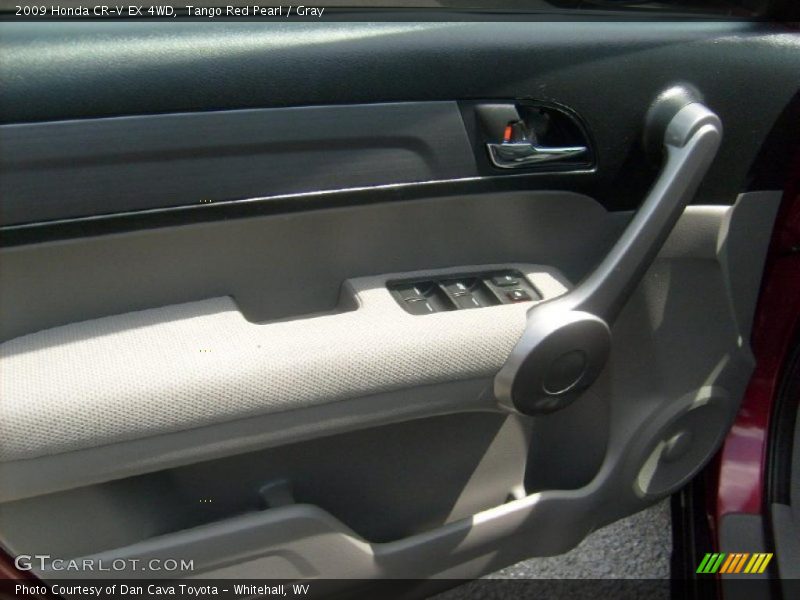 Tango Red Pearl / Gray 2009 Honda CR-V EX 4WD