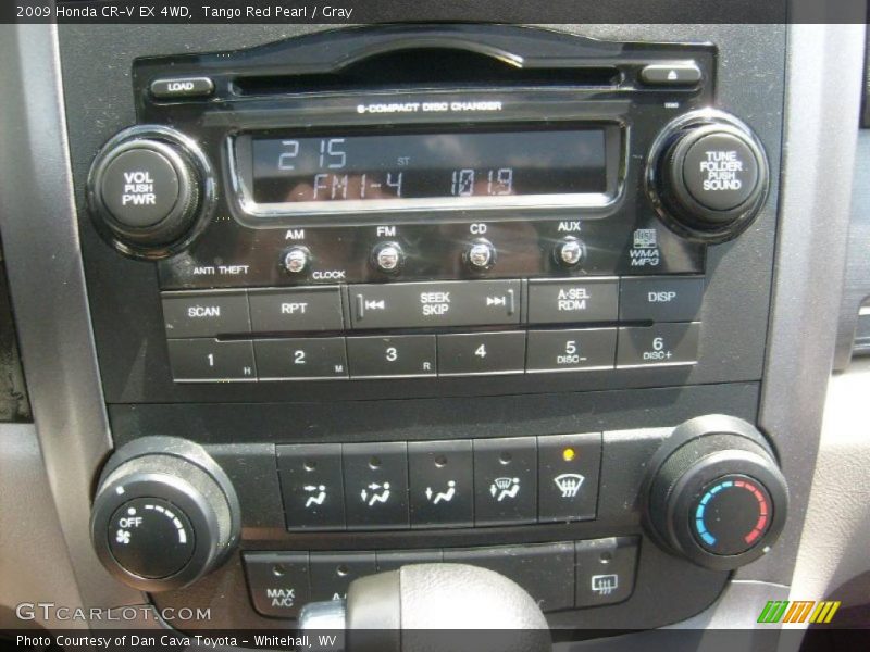 Tango Red Pearl / Gray 2009 Honda CR-V EX 4WD