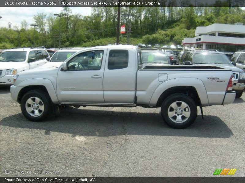 Silver Streak Mica / Graphite 2010 Toyota Tacoma V6 SR5 TRD Sport Access Cab 4x4