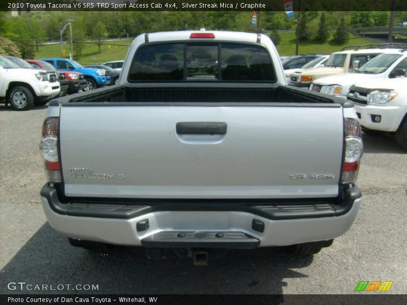Silver Streak Mica / Graphite 2010 Toyota Tacoma V6 SR5 TRD Sport Access Cab 4x4