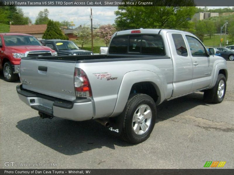 Silver Streak Mica / Graphite 2010 Toyota Tacoma V6 SR5 TRD Sport Access Cab 4x4