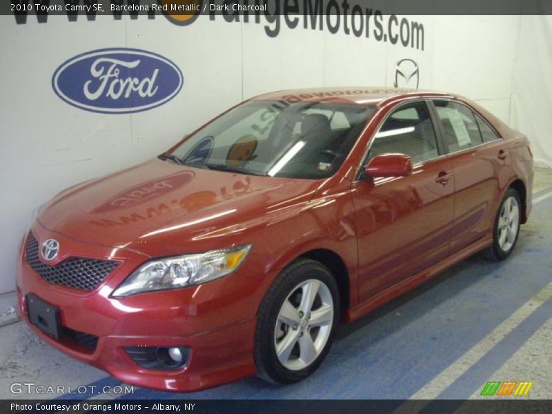 Barcelona Red Metallic / Dark Charcoal 2010 Toyota Camry SE