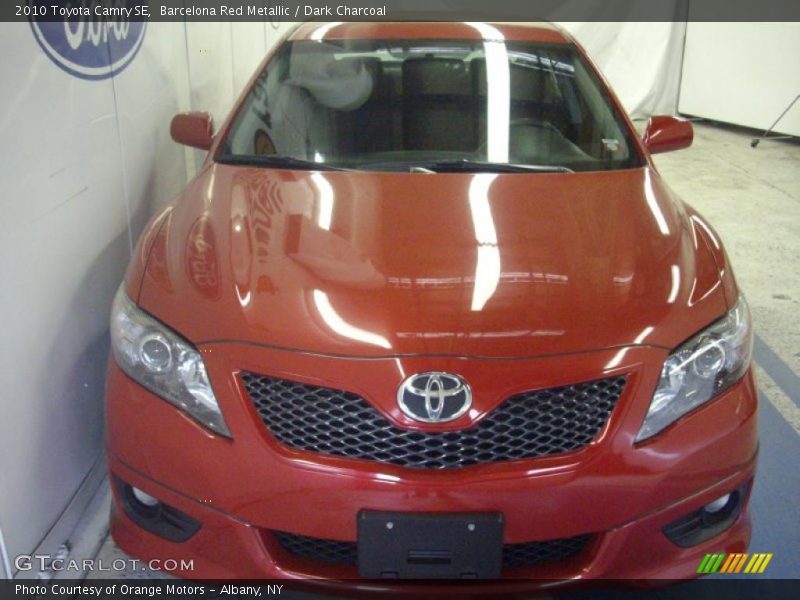 Barcelona Red Metallic / Dark Charcoal 2010 Toyota Camry SE