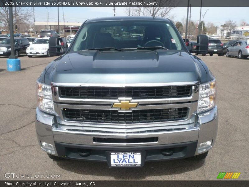 Blue Granite Metallic / Ebony 2009 Chevrolet Silverado 2500HD LTZ Crew Cab 4x4