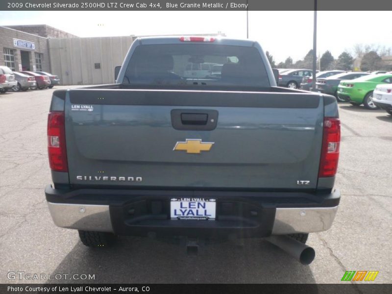 Blue Granite Metallic / Ebony 2009 Chevrolet Silverado 2500HD LTZ Crew Cab 4x4