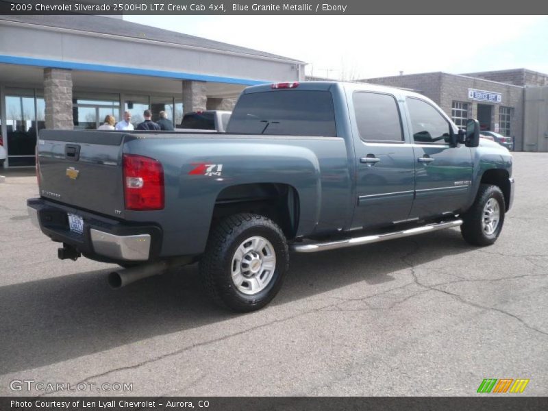 Blue Granite Metallic / Ebony 2009 Chevrolet Silverado 2500HD LTZ Crew Cab 4x4