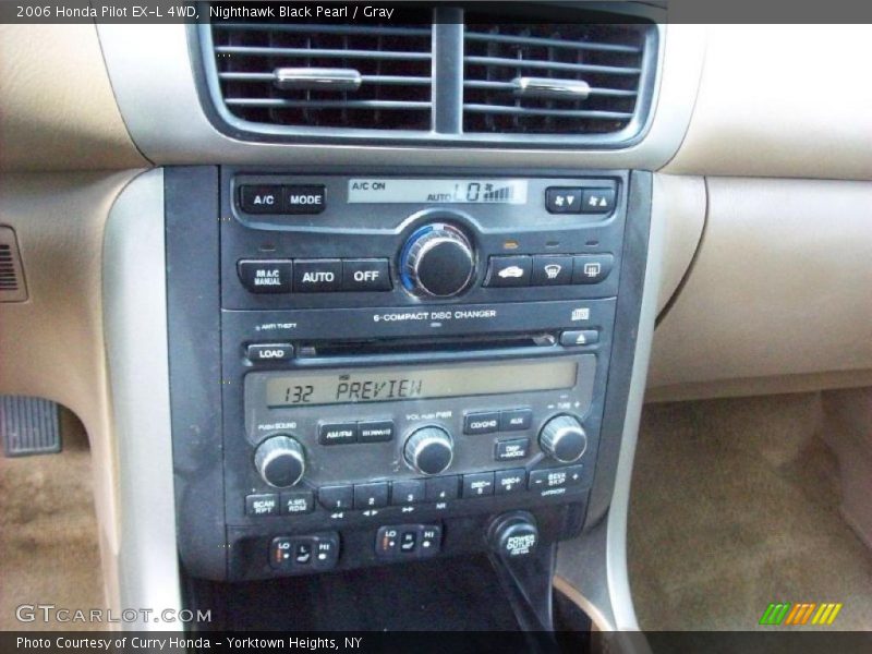 Nighthawk Black Pearl / Gray 2006 Honda Pilot EX-L 4WD