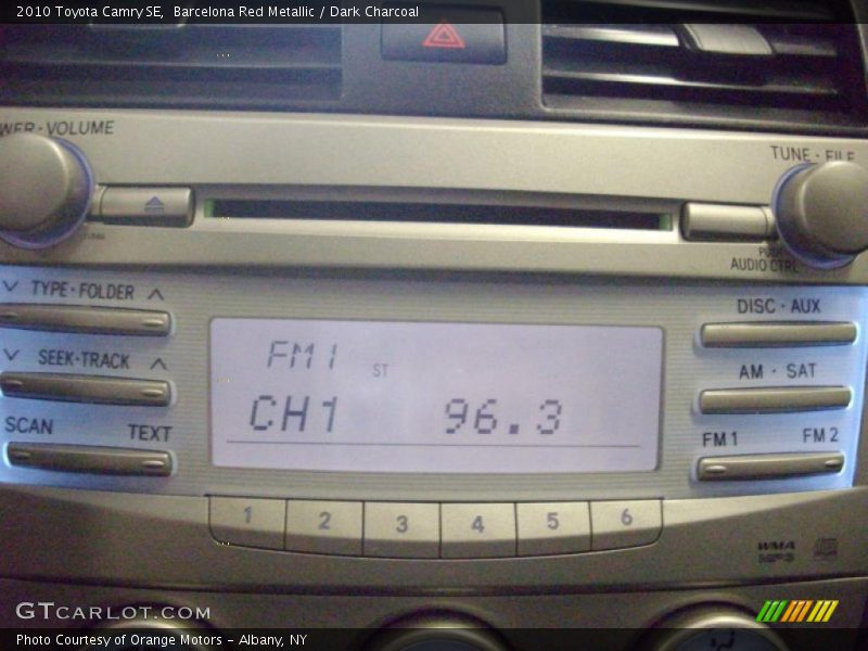 Barcelona Red Metallic / Dark Charcoal 2010 Toyota Camry SE
