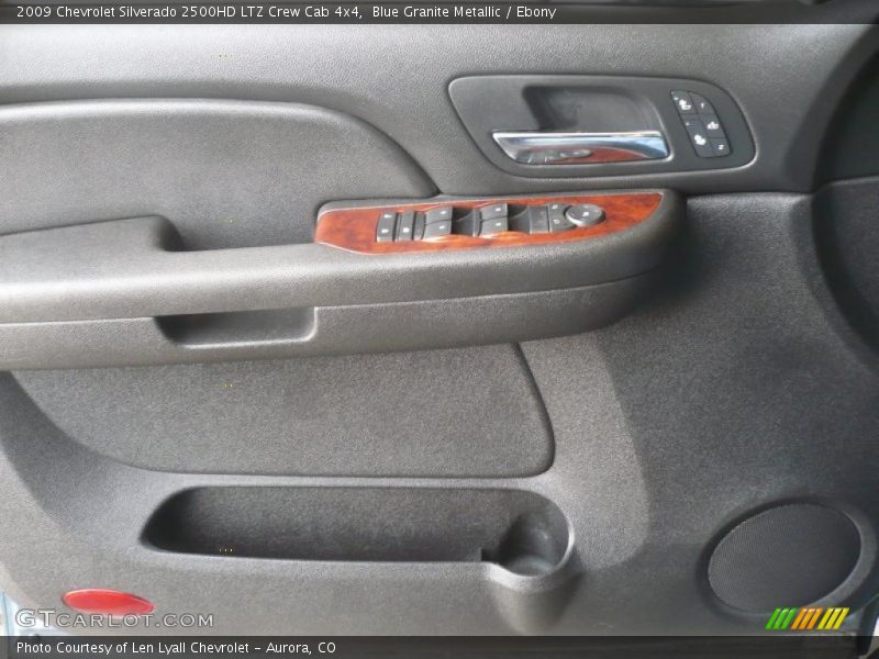 Blue Granite Metallic / Ebony 2009 Chevrolet Silverado 2500HD LTZ Crew Cab 4x4