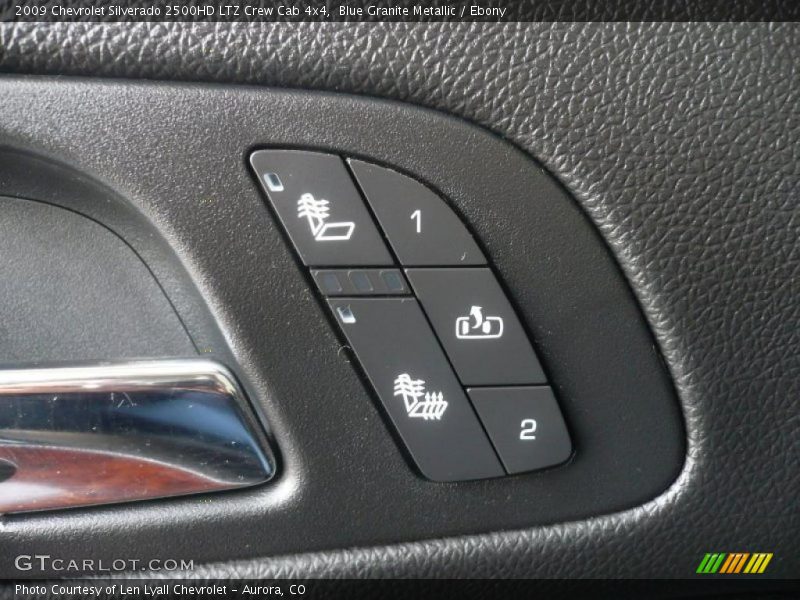 Blue Granite Metallic / Ebony 2009 Chevrolet Silverado 2500HD LTZ Crew Cab 4x4