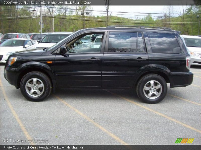 Nighthawk Black Pearl / Gray 2006 Honda Pilot EX-L 4WD
