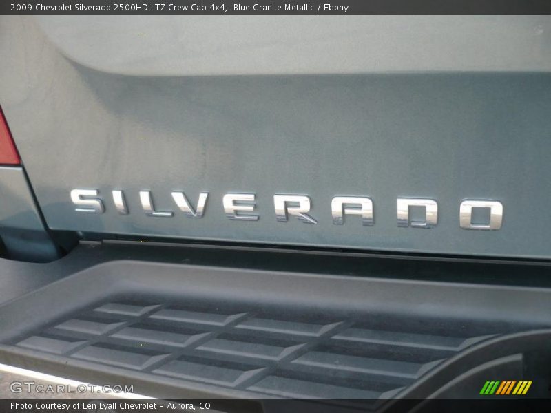 Blue Granite Metallic / Ebony 2009 Chevrolet Silverado 2500HD LTZ Crew Cab 4x4