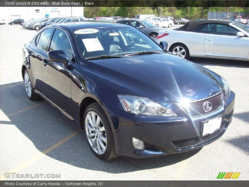 Blue Onyx Pearl / Black 2006 Lexus IS 250 AWD