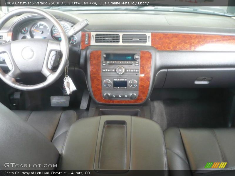 Blue Granite Metallic / Ebony 2009 Chevrolet Silverado 2500HD LTZ Crew Cab 4x4