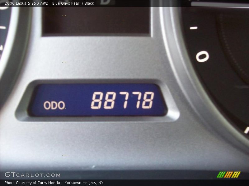 Blue Onyx Pearl / Black 2006 Lexus IS 250 AWD