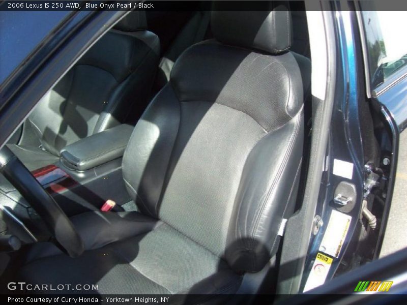 Blue Onyx Pearl / Black 2006 Lexus IS 250 AWD
